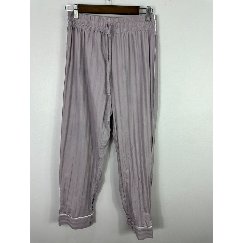 KIP Premium Cotton Pajama Pants Purple Lavender Womens Small Lounge Natural